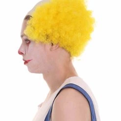 HPO Unisex Scary Bald Clown Afro Wigs Collections | Halloween Wigs Women's 62 HPO Unisex Scary Bald Clown Afro Wigs Collections | Halloween Wigs Women's