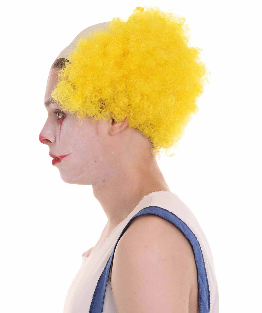 HPO Unisex Scary Bald Clown Afro Wigs Collections | Halloween Wigs Women's 26 HPO Unisex Scary Bald Clown Afro Wigs Collections | Halloween Wigs Women's