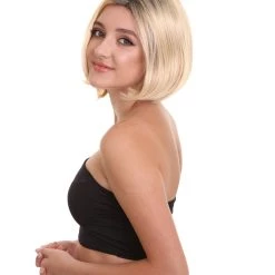 HPO Adult Women's SciFi Doctor Wig | Golden Brown