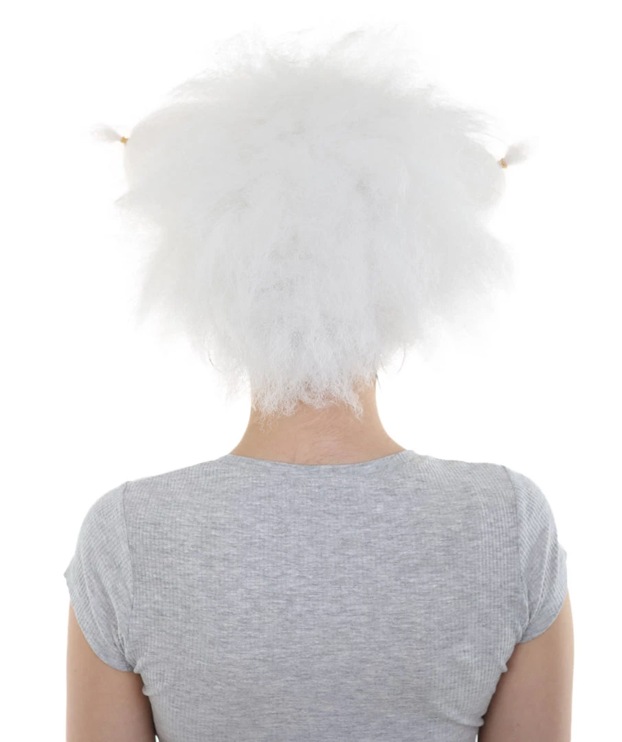 HPO Victoria, White Fluffy Cat Womens Wig With Pink Ears | Premium Breathable Capless Cap Women's 5 HPO Victoria, White Fluffy Cat Womens Wig With Pink Ears | Premium Breathable Capless Cap Women's