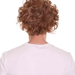 HPO Men's Short Length Curly Pop Rocker Wig | Brown Cosplay Wig | Premium Breathable Capless Cap 11 HPO Men's Short Length Curly Pop Rocker Wig | Brown Cosplay Wig | Premium Breathable Capless Cap