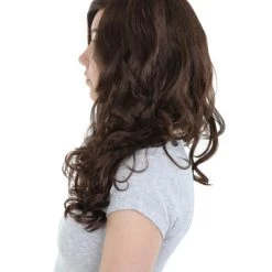 HPO Jubilee Womens Wig | Dark Auburn Party Ready Fancy Cosplay Wig | Premium Breathable Capless Cap Men's 13 HPO Jubilee Womens Wig | Dark Auburn Party Ready Fancy Cosplay Wig | Premium Breathable Capless Cap Men's