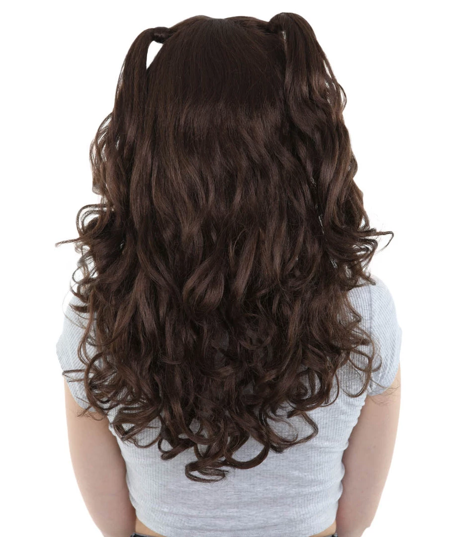 HPO Jubilee Womens Wig | Dark Auburn Party Ready Fancy Cosplay Wig | Premium Breathable Capless Cap Men's 5 HPO Jubilee Womens Wig | Dark Auburn Party Ready Fancy Cosplay Wig | Premium Breathable Capless Cap Men's