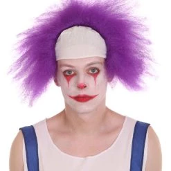 HPO Half Bald Head Men Curly Wig 54 HPO Half Bald Head Men Curly Wig