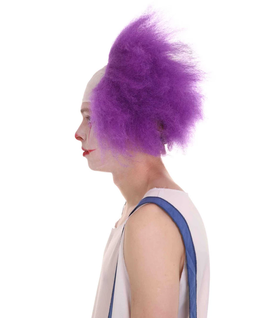 HPO Half Bald Head Men Curly Wig 12 HPO Half Bald Head Men Curly Wig