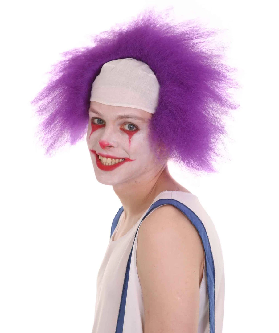 HPO Half Bald Head Men Curly Wig 11 HPO Half Bald Head Men Curly Wig