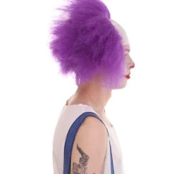 HPO Half Bald Head Men Curly Wig 59 HPO Half Bald Head Men Curly Wig