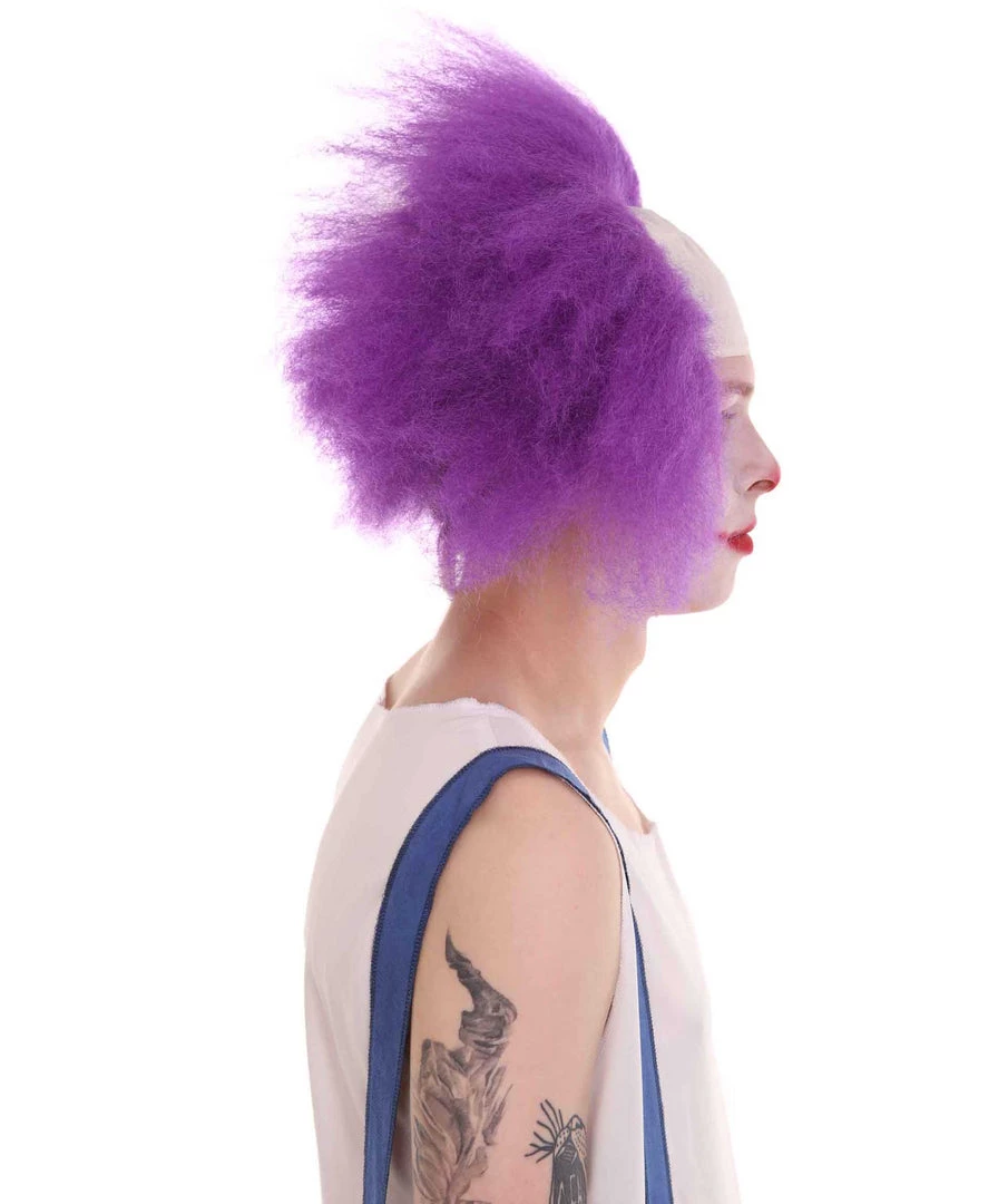 HPO Half Bald Head Men Curly Wig 14 HPO Half Bald Head Men Curly Wig