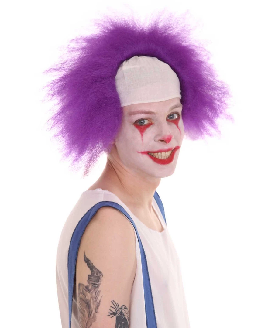 HPO Half Bald Head Men Curly Wig 15 HPO Half Bald Head Men Curly Wig