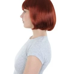 HPO Women's Bob Wig | Brown Short Halloween Wig | Premium Breathable Capless Cap 13 HPO Women's Bob Wig | Brown Short Halloween Wig | Premium Breathable Capless Cap