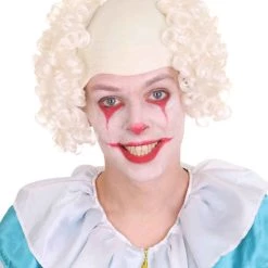 HPO Mens Scary Bald Clown Curly Wigs Collection | Cosplay Halloween Wigs Men's