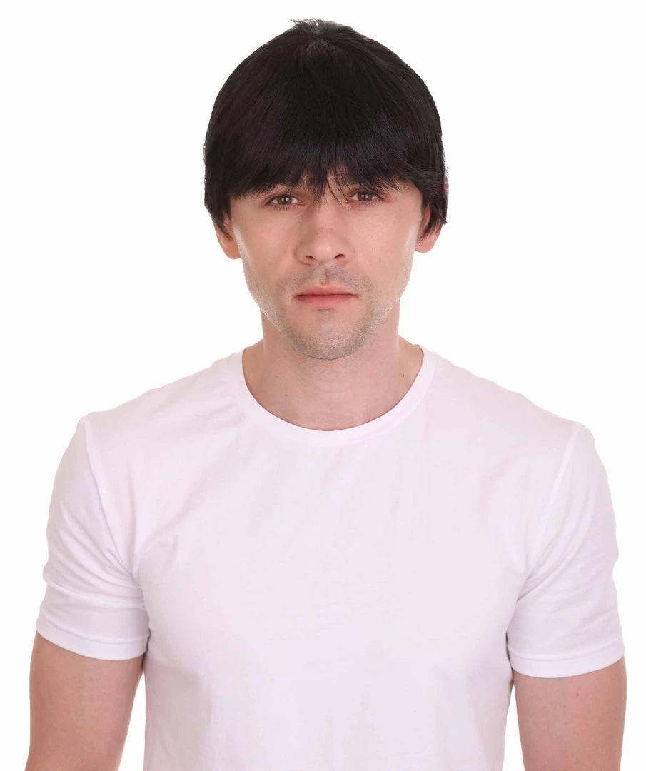 HPO Movie Day Of The Dead | Black Movie Mens Wig | Premium Breathable Capless Cap Men's 2 HPO Movie Day Of The Dead | Black Movie Mens Wig | Premium Breathable Capless Cap Men's