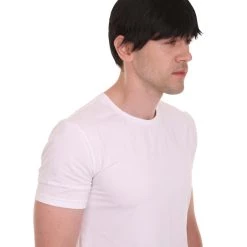 HPO Movie Day Of The Dead | Black Movie Mens Wig | Premium Breathable Capless Cap Men's 16 HPO Movie Day Of The Dead | Black Movie Mens Wig | Premium Breathable Capless Cap Men's