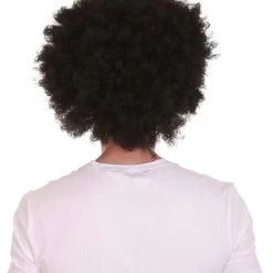 HPO Men Disco Afro Wig | Jumbo Cosplay Halloween Wig | Premium Breathable Capless Cap 12 HPO Men Disco Afro Wig | Jumbo Cosplay Halloween Wig | Premium Breathable Capless Cap