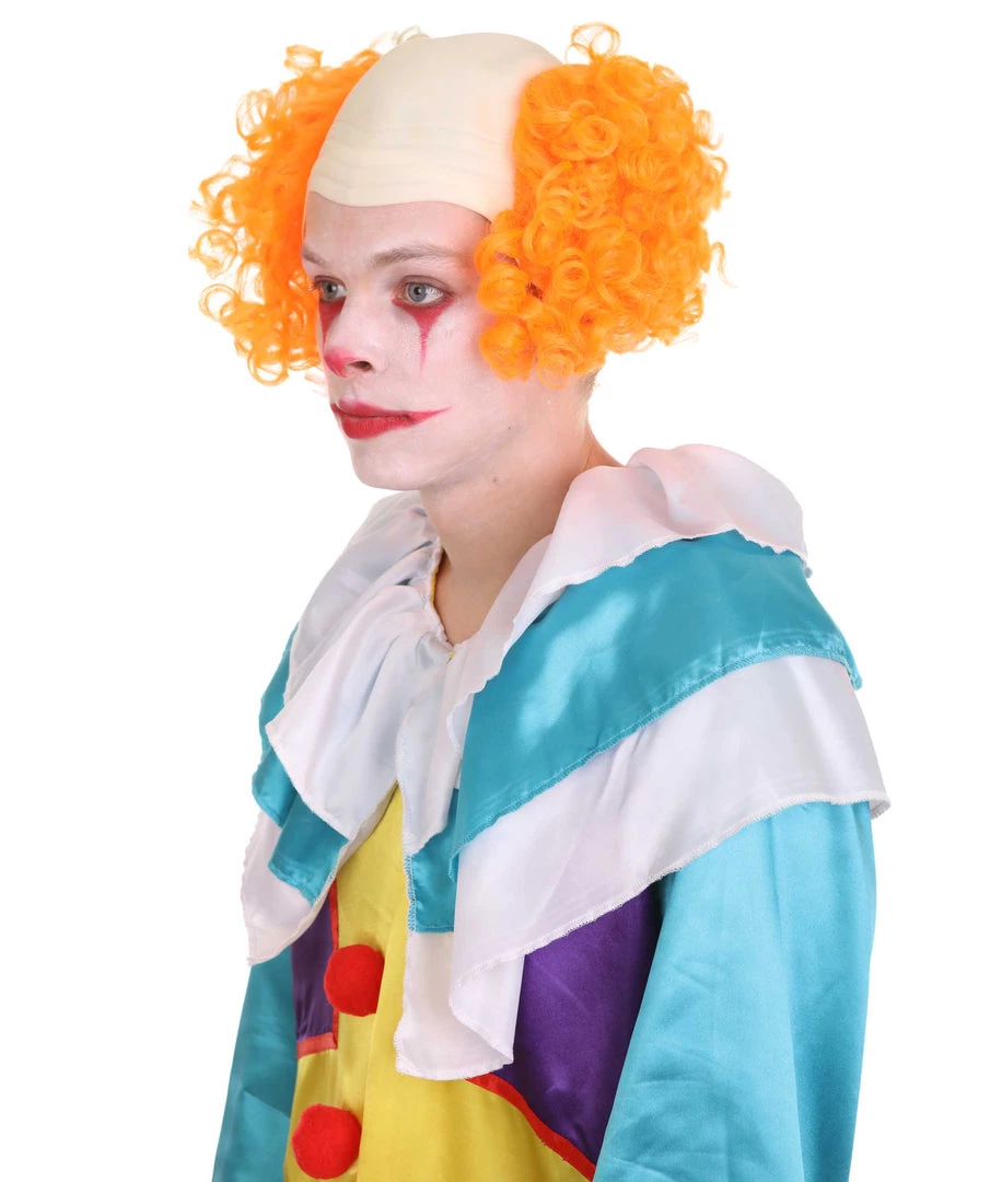 HPO Half Bald Head Curly Men Wig Collection | Premium Breathable Capless Cap Men's 2 HPO Half Bald Head Curly Men Wig Collection | Premium Breathable Capless Cap Men's