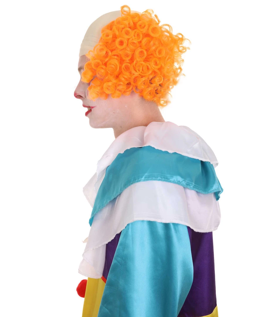 HPO Half Bald Head Curly Men Wig Collection | Premium Breathable Capless Cap Men's 3 HPO Half Bald Head Curly Men Wig Collection | Premium Breathable Capless Cap Men's