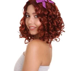 HPO The Unfortunate Miss Splats Wig | Brown TV/Movie Wigs | Premium Breathable Capless Cap