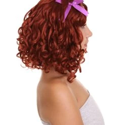 HPO The Unfortunate Miss Splats Wig | Brown TV/Movie Wigs | Premium Breathable Capless Cap