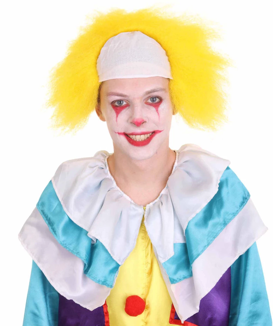 HPO Half Bald Head Men Curly Wig 38 HPO Half Bald Head Men Curly Wig