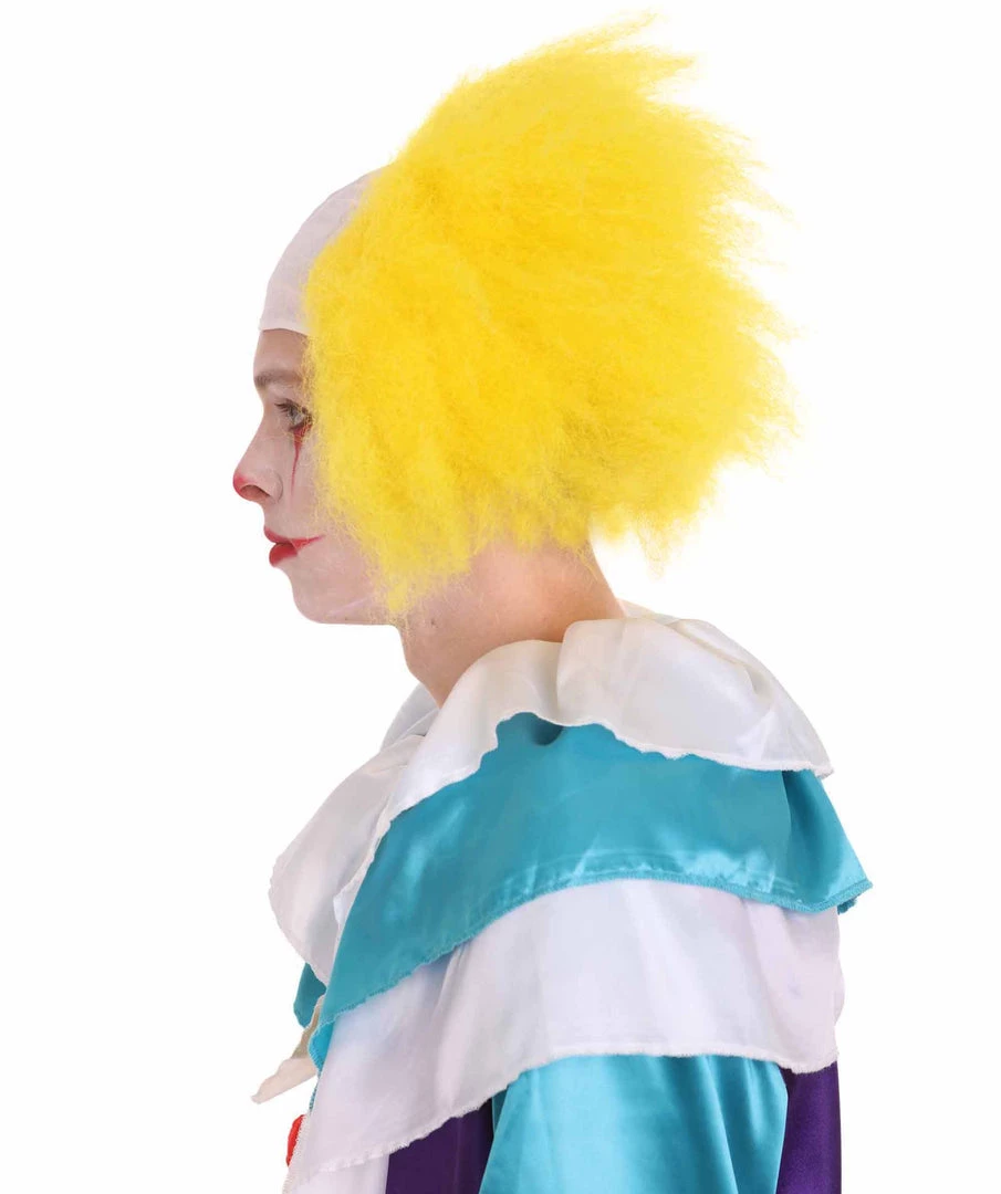 HPO Half Bald Head Men Curly Wig 40 HPO Half Bald Head Men Curly Wig