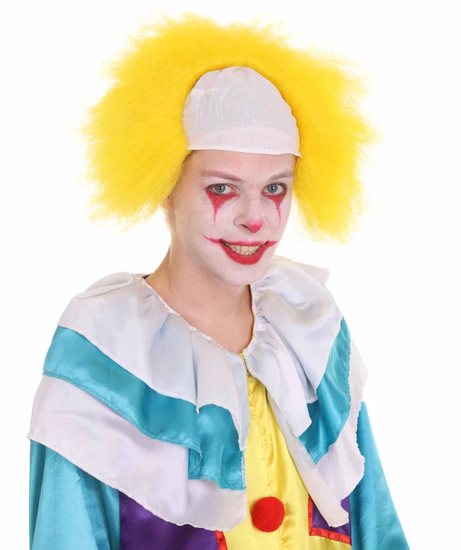 HPO Half Bald Head Men Curly Wig 44 HPO Half Bald Head Men Curly Wig