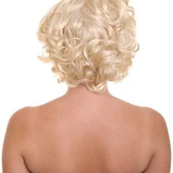 HPO Blonde Jazz Women Wig | Glamour Cosplay Halloween Wig | Premium Breathable Capless Cap