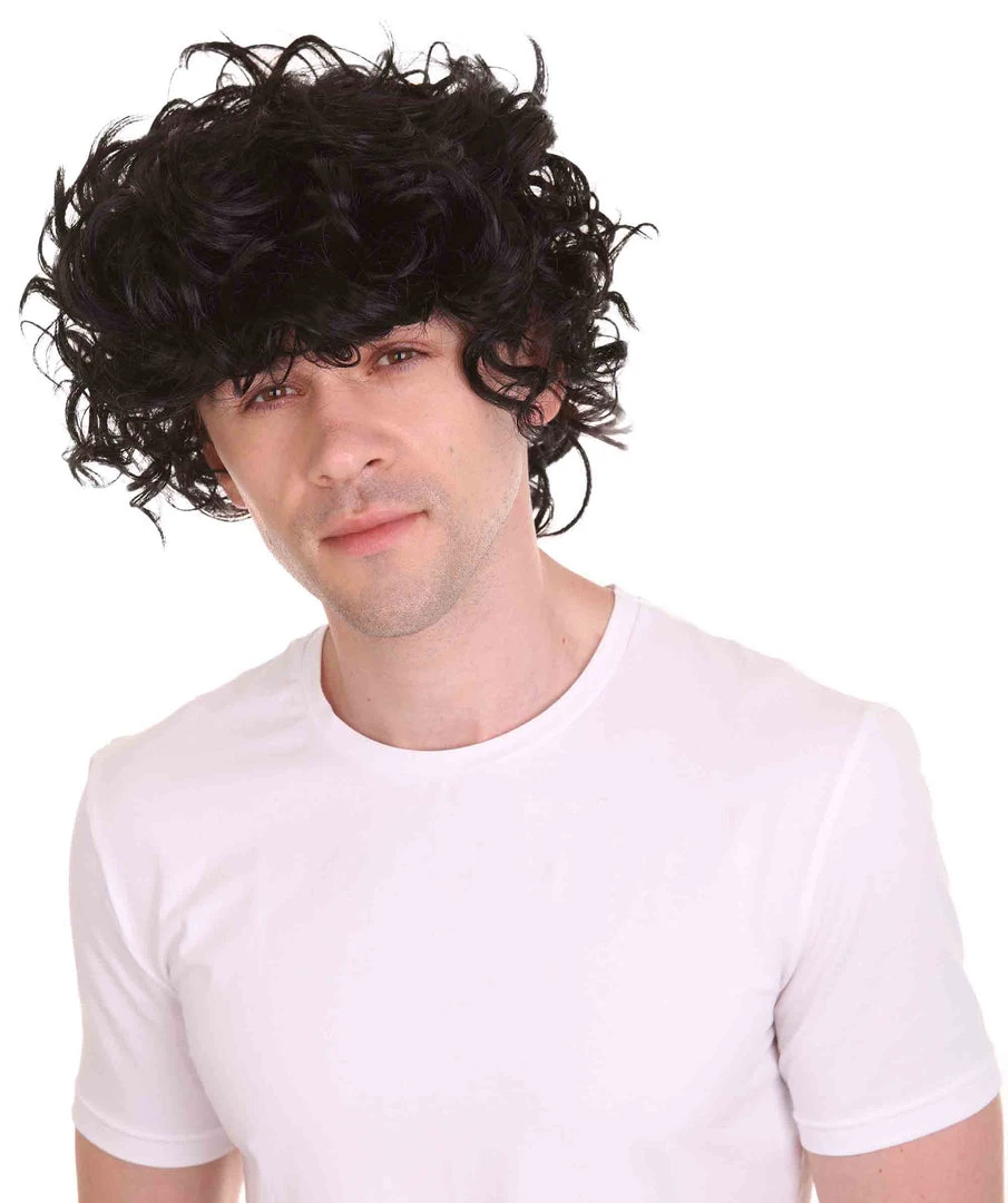 HPO Singer Mens Wig | Cosplay Halloween Wig | Premium Breathable Capless Cap Men's 2 HPO Singer Mens Wig | Cosplay Halloween Wig | Premium Breathable Capless Cap Men's