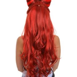 HPO Women's Beauty Womens Wig | Red Cosplay Wig | Premium Breathable Capless Cap 12 HPO Women's Beauty Womens Wig | Red Cosplay Wig | Premium Breathable Capless Cap