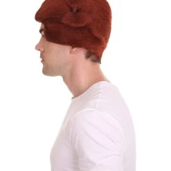 HPO Blocks Men's Wig | Burgundy TV/Movie Wigs | Premium Breathable Capless Cap 11 HPO Blocks Men's Wig | Burgundy TV/Movie Wigs | Premium Breathable Capless Cap