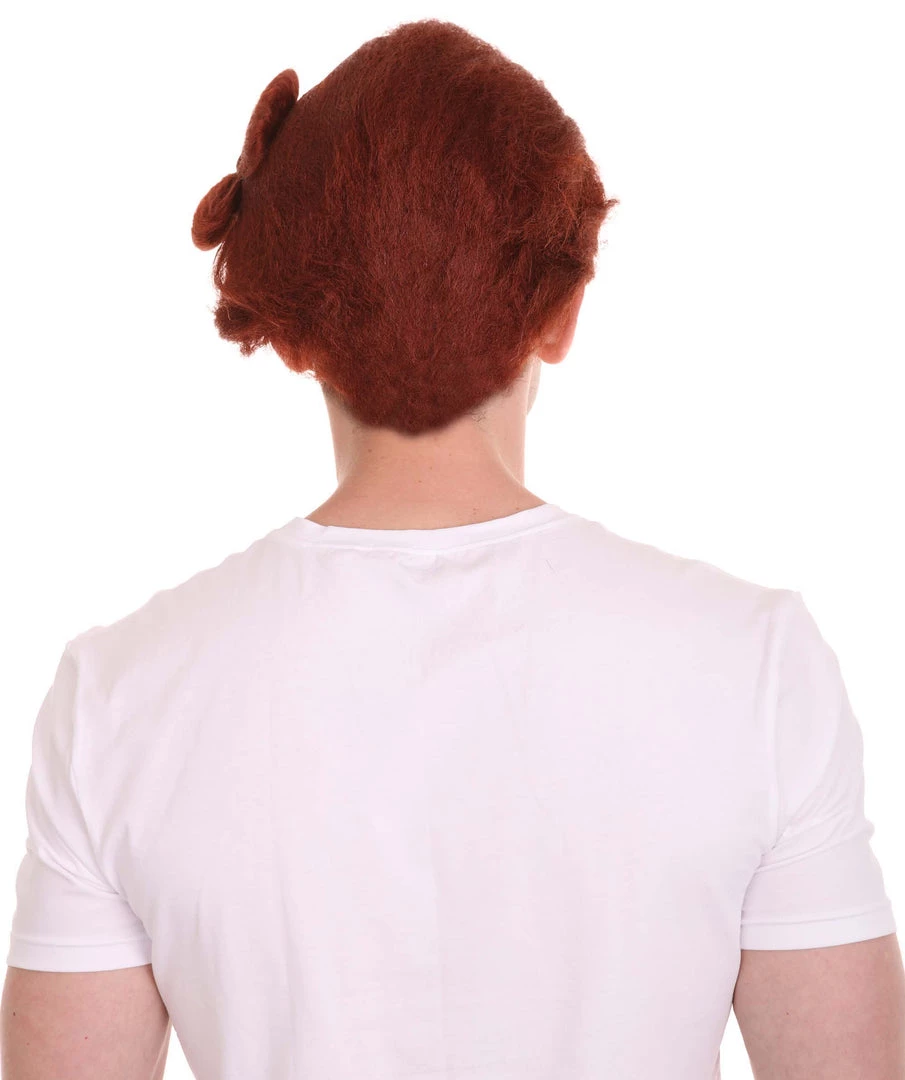 HPO Blocks Men's Wig | Burgundy TV/Movie Wigs | Premium Breathable Capless Cap 4 HPO Blocks Men's Wig | Burgundy TV/Movie Wigs | Premium Breathable Capless Cap