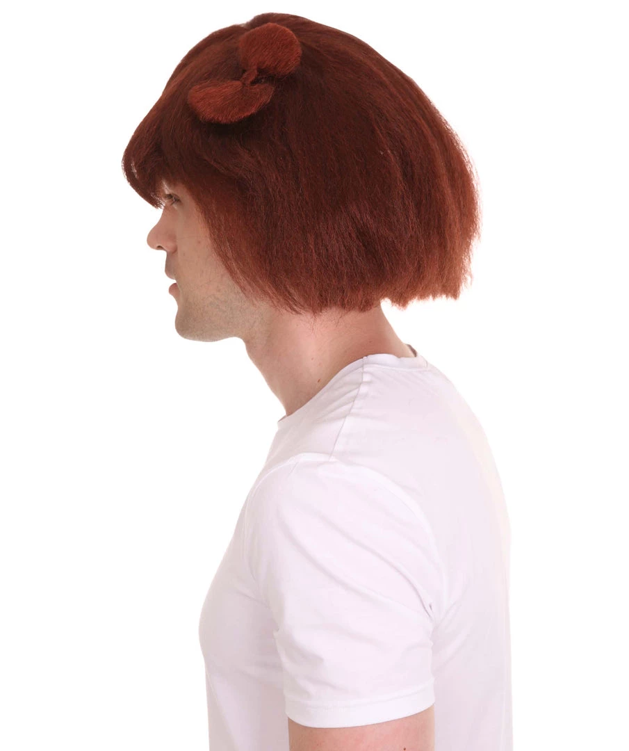 HPO Blocks Men's Wig | Burgundy TV/Movie Wigs | Premium Breathable Capless Cap 3 HPO Blocks Men's Wig | Burgundy TV/Movie Wigs | Premium Breathable Capless Cap