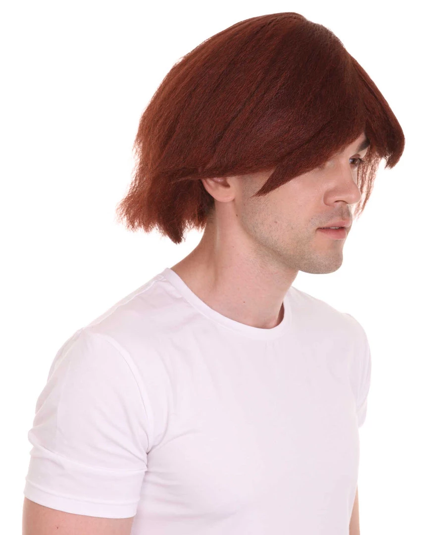 HPO Blocks Men's Wig | Burgundy TV/Movie Wigs | Premium Breathable Capless Cap 6 HPO Blocks Men's Wig | Burgundy TV/Movie Wigs | Premium Breathable Capless Cap
