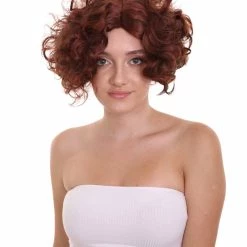 HPO Women's Womens Peculiar Wig | Black TV/Movie Wigs | Premium Breathable Capless Cap