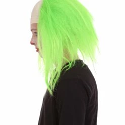 HPO Men's Half Bald Head Funny Men Wig Collections