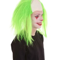 HPO Men's Half Bald Head Funny Men Wig Collections