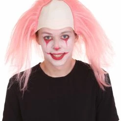 HPO Men's Half Bald Head Funny Men Wig Collections