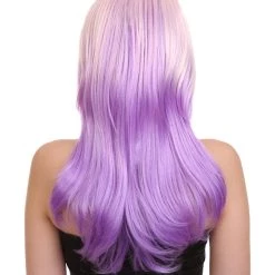 HPO Men's Two Tone Color Womens Wig | Little Pony Halloween Wig | Premium Breathable Capless Cap
