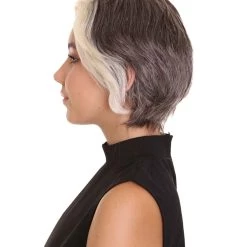 HPO Women's Short Length Side Part Dirty Blonde Straight Wig