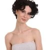 HPO 41's Betty Womens Wig | Black Vintage Wig | Premium Breathable Capless Cap