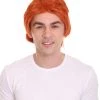 BC David Bowie Wig | Orange Mullet Wig | Premium Breathable Capless Cap