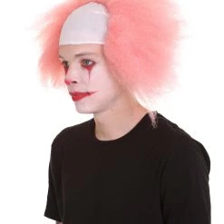 HPO Half Bald Head Men Curly Wig 76 HPO Half Bald Head Men Curly Wig