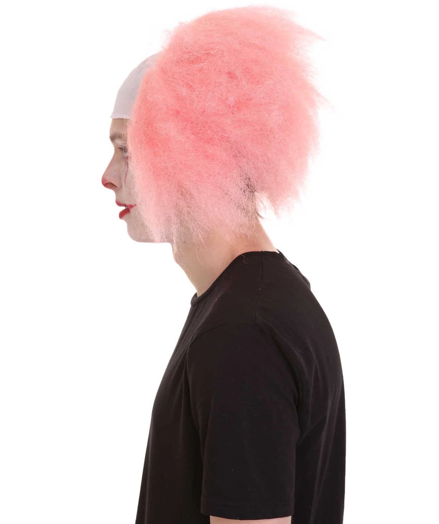 HPO Half Bald Head Men Curly Wig 32 HPO Half Bald Head Men Curly Wig