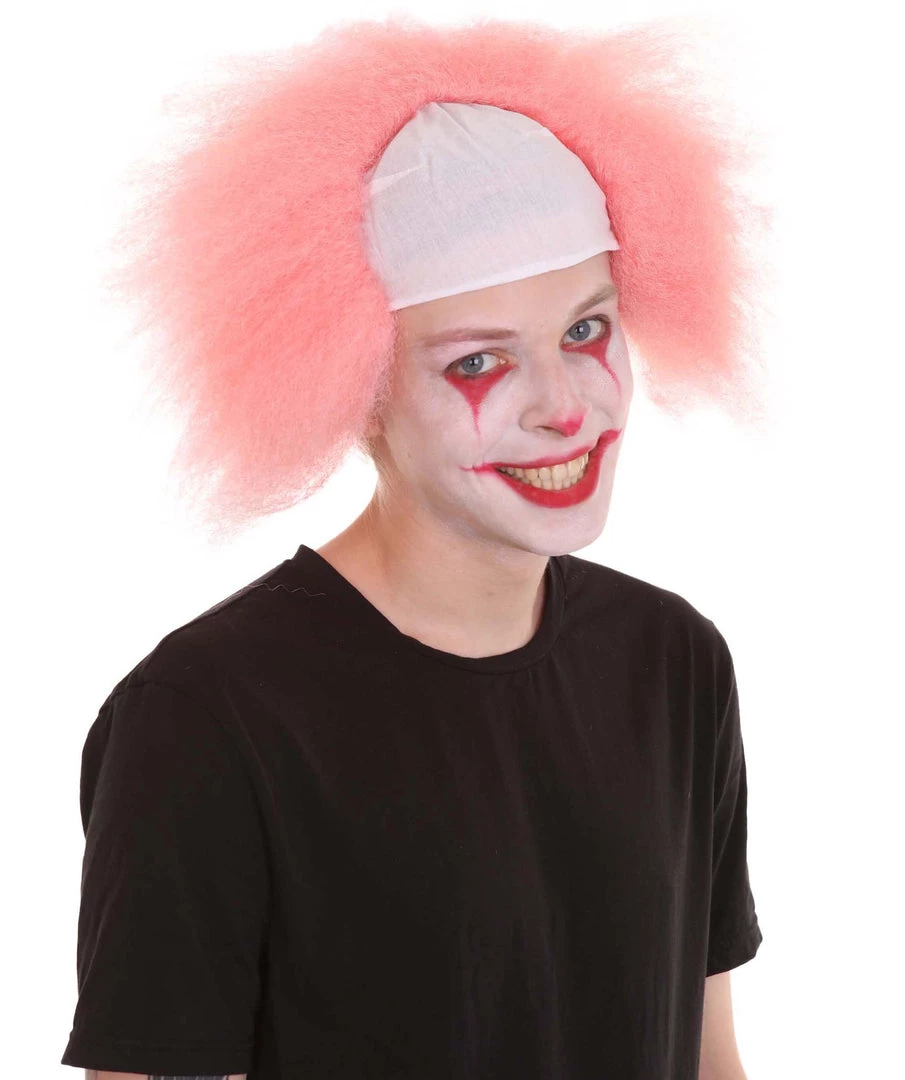 HPO Half Bald Head Men Curly Wig 36 HPO Half Bald Head Men Curly Wig