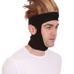 HPO Men's Comic Character Wig | Brown Wigs | Premium Breathable Capless Cap