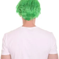 HPO Men's Green Wig | Premium Breathable Capless Cap