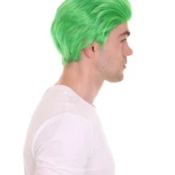 HPO Men's Green Wig | Premium Breathable Capless Cap