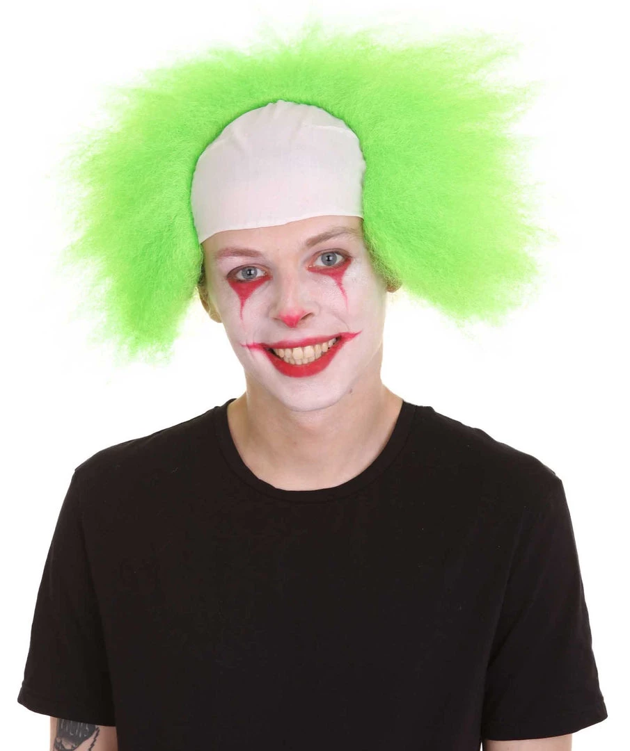 HPO Half Bald Head Men Curly Wig 17 HPO Half Bald Head Men Curly Wig