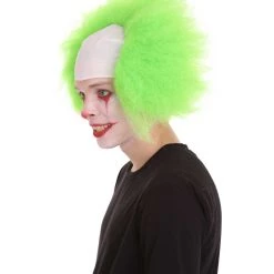 HPO Half Bald Head Men Curly Wig 64 HPO Half Bald Head Men Curly Wig