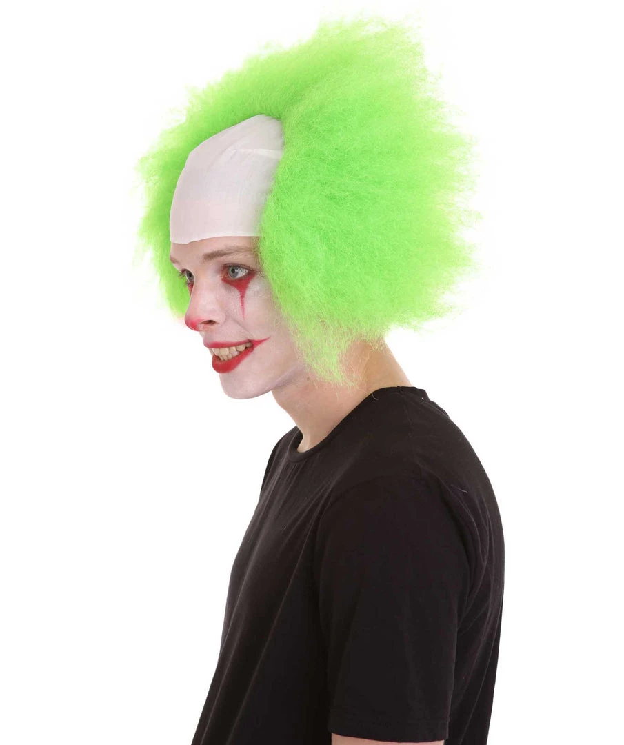 HPO Half Bald Head Men Curly Wig 19 HPO Half Bald Head Men Curly Wig