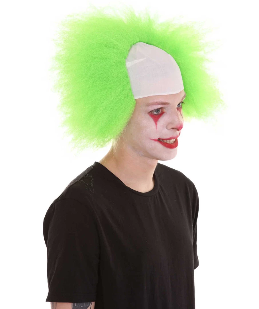 HPO Half Bald Head Men Curly Wig 21 HPO Half Bald Head Men Curly Wig